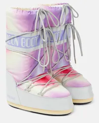 Moon Boot Stivali doposcì Icon tie-dye Multicolore