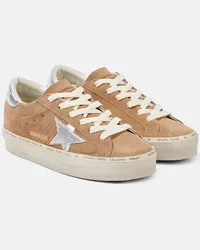 Golden Goose Sneakers Hi-Star in suede Marrone