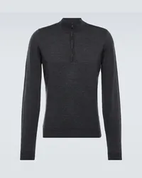 John Smedley Pullover Tapton in lana Grigio