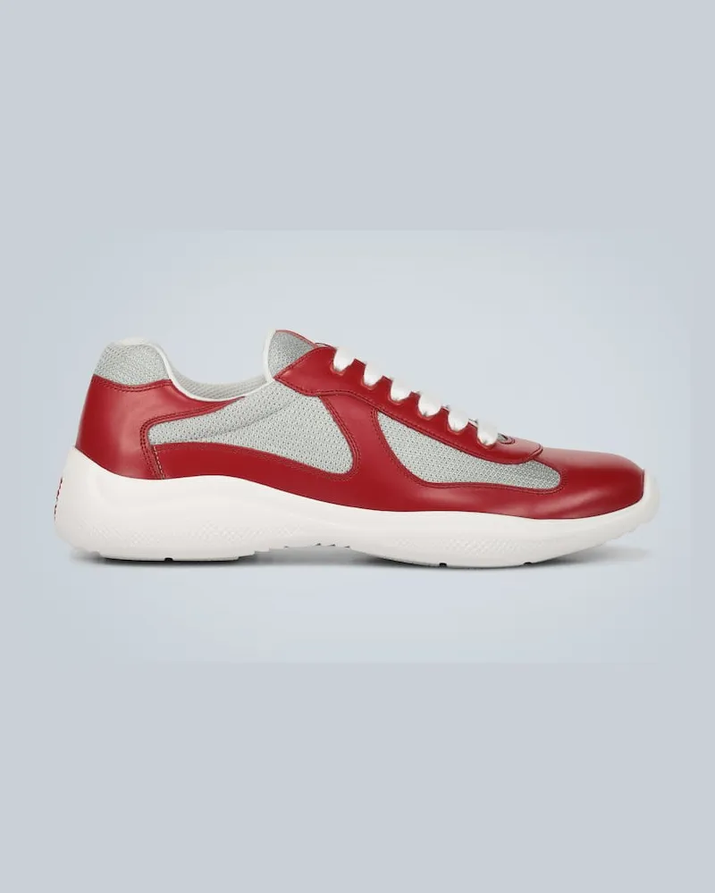 Prada Sneakers in vernice Rosso