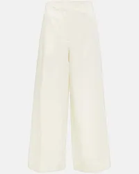 Joseph Pantaloni Thurlow a gamba larga Bianco