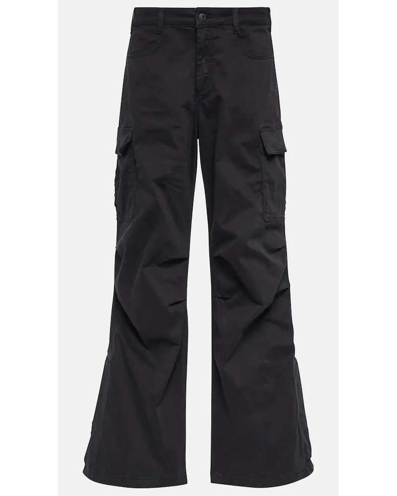 Adriano Goldschmied Jeans cargo a gamba larga Nero