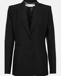 OFF-WHITE Blazer Corporate in misto lana Nero