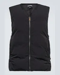 Jacquemus Piumino gilet Le Gilet Carozzu Nero