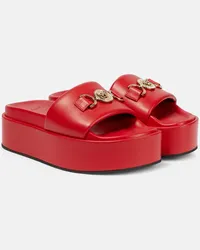 Versace Sandali Medusa '95 in pelle con platform Rosso