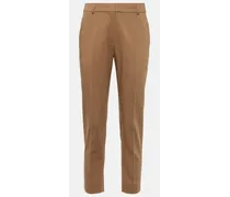 Pantaloni cropped Lince in cotone