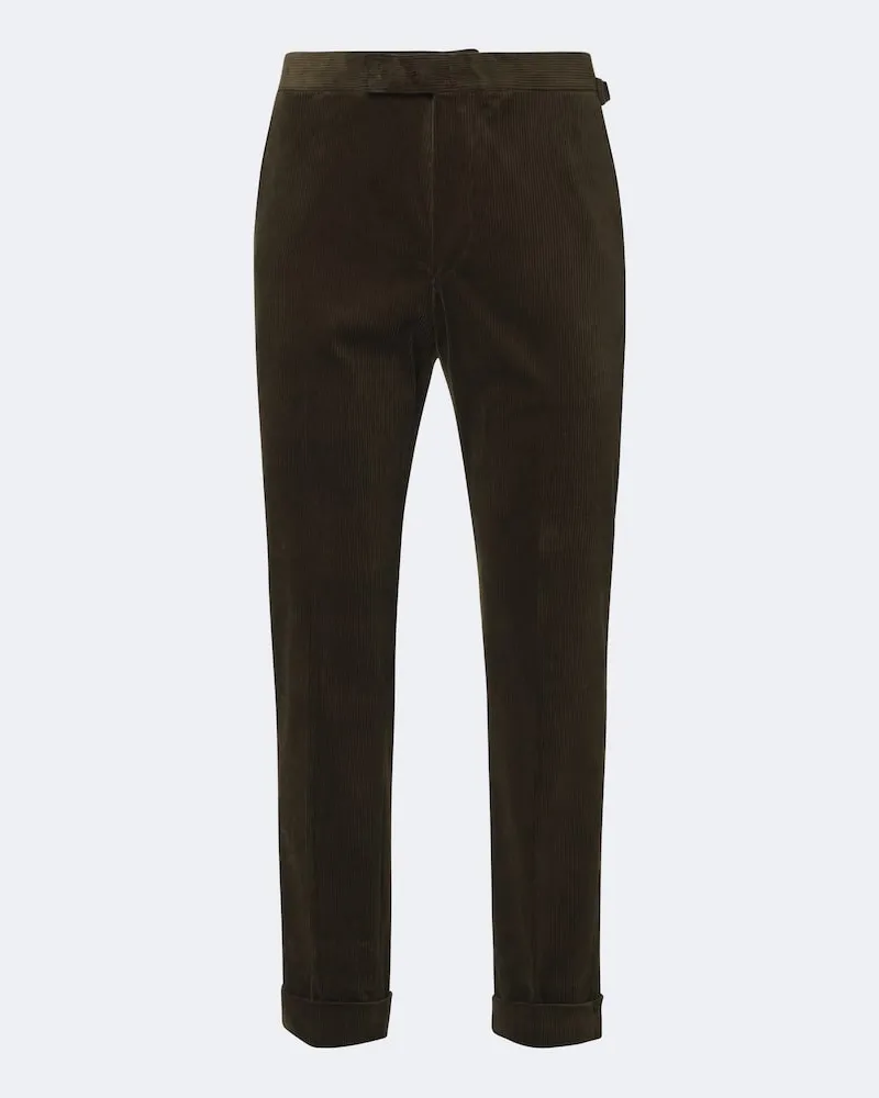 Ralph Lauren Pantaloni in velluto a coste di cotone Verde