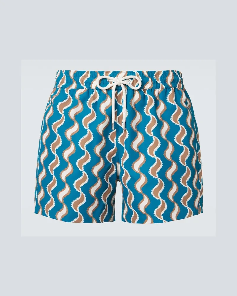 Frescobol Carioca Costume da bagno Rio con stampa Blu