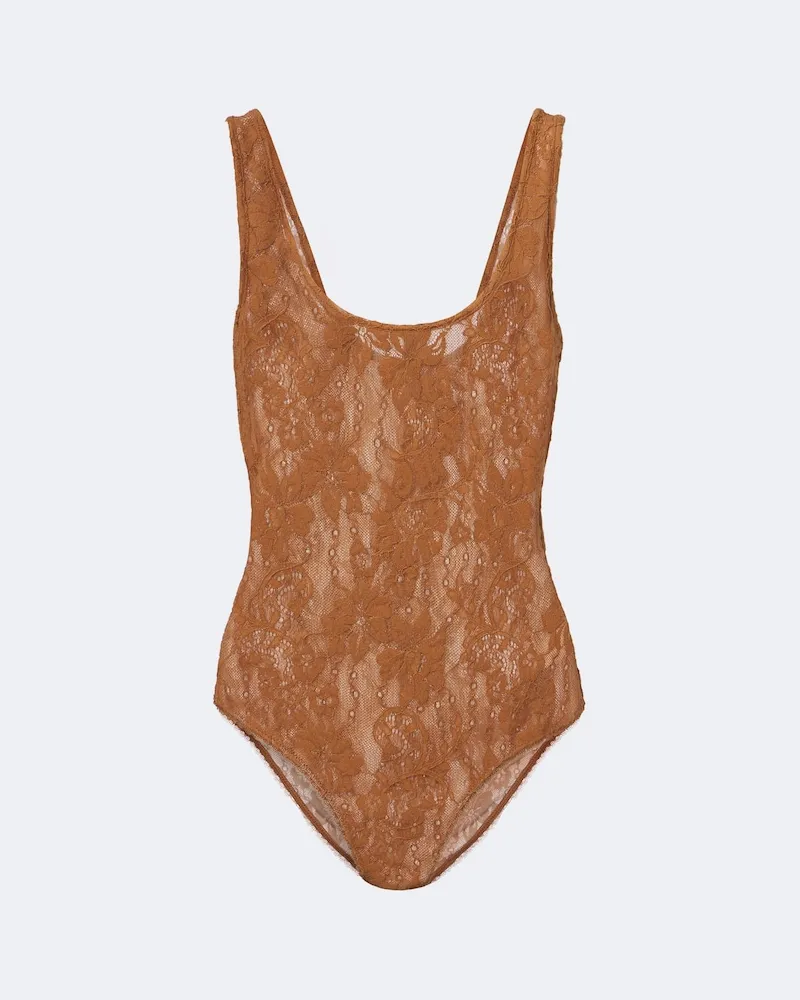 Zimmermann Body in pizzo Marrone