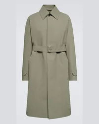 Jil Sander Trench in cotone Verde