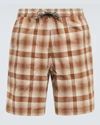 and wander Shorts Dry Check Marrone