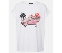 T-shirt Rosa Flamingo in jersey