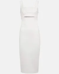 Victoria Beckham Abito midi VB Body in maglia Bianco