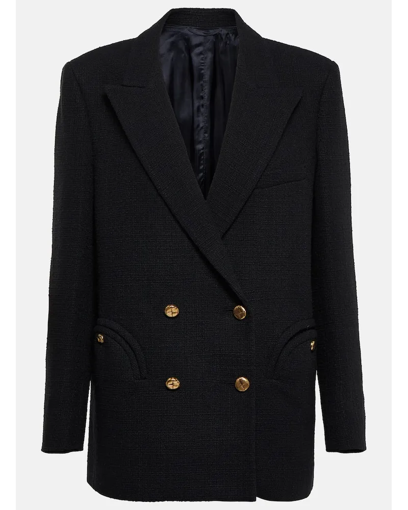 Blazé Milano BlazÃ© Milano Blazer doppiopetto Missy in misto cotone Nero