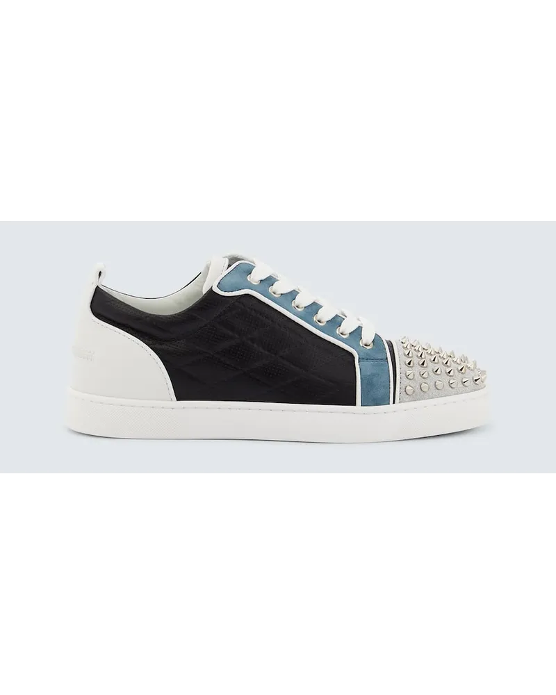 Christian Louboutin Sneakers Louis Junior Spikes in pelle Multicolore