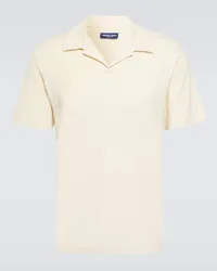 Frescobol Carioca Polo Faustino in spugna di misto cotone Beige