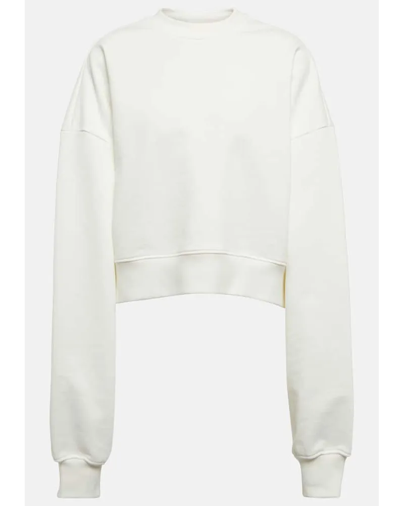 WARDROBE.NYC x Hailey Bieber - Felpa HB in pile di cotone Bianco