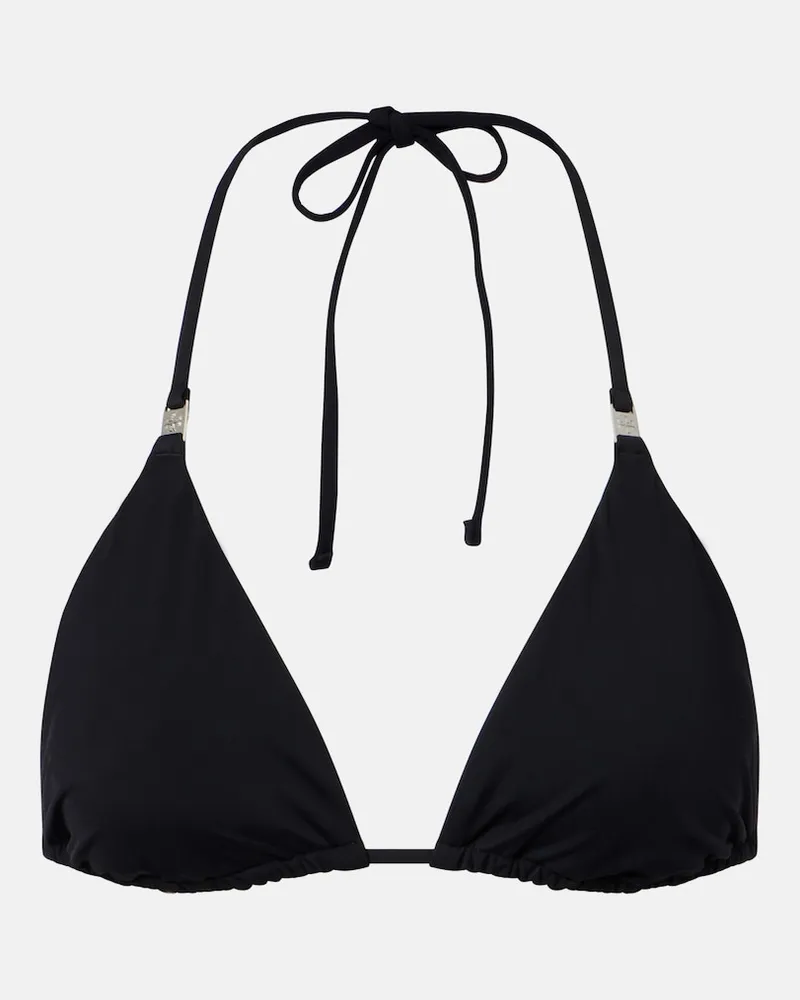 Tory Burch Top bikini T Monogram Nero