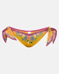 Zimmermann Slip bikini Ginger Scarf con stampa Multicolore