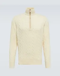 Loro Piana Pullover Treccia in cashmere Beige