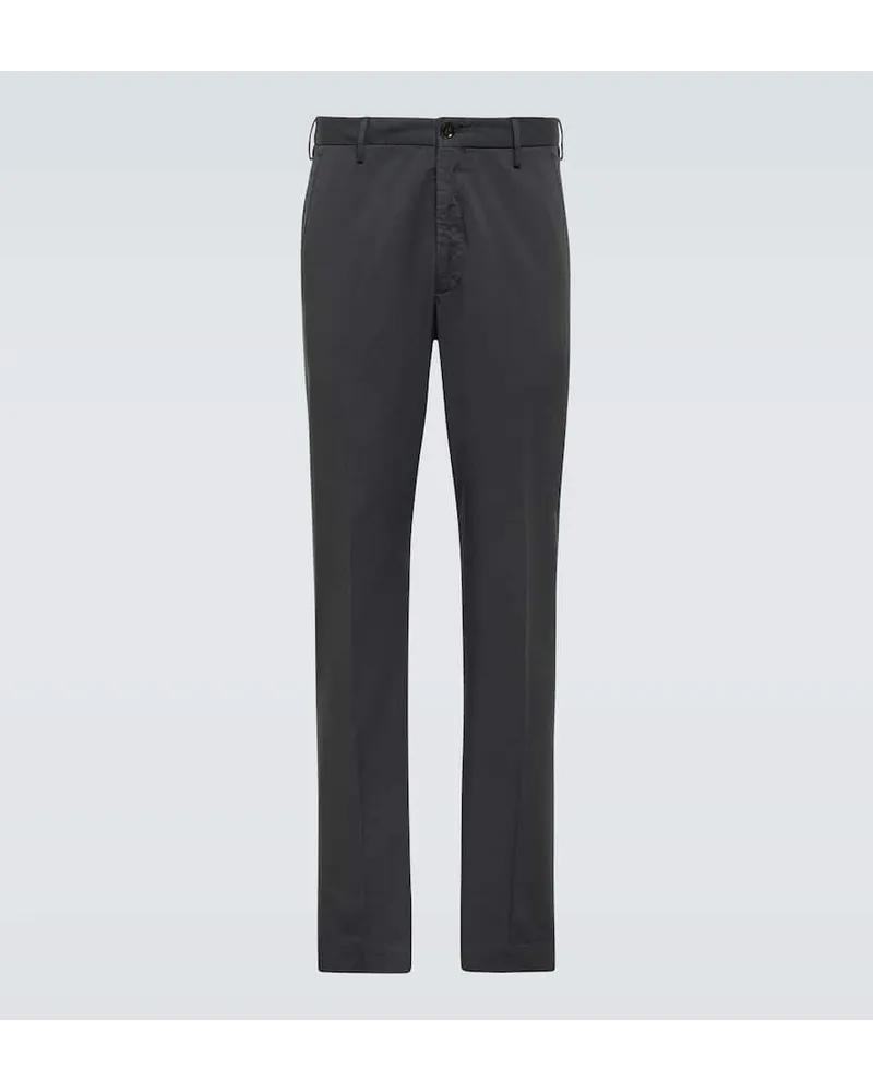 Slowear Pantaloni regular in cotone Grigio