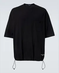 Comme des Garçons Comme des Garçons Homme T-shirt oversize in jersey di cotone Nero