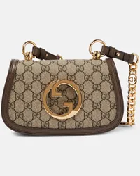 Gucci Borsa a spalla Blondie Mini in canvas Multicolore