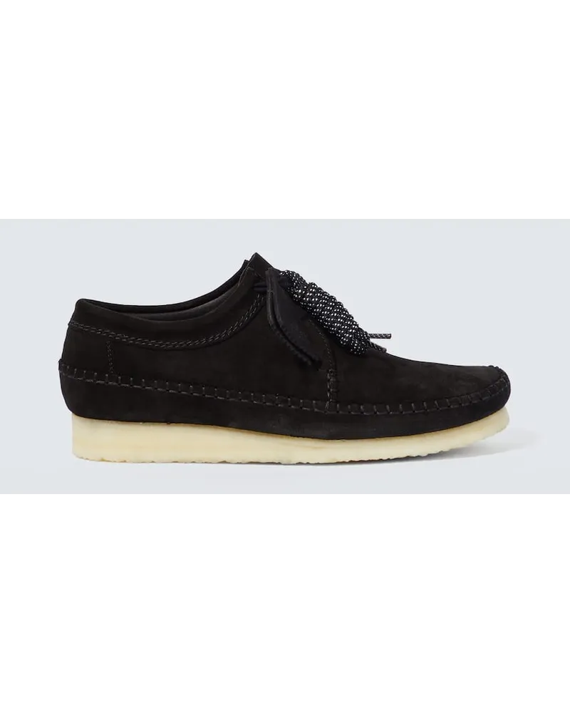 Clarks Sneakers Weaver in suede Nero