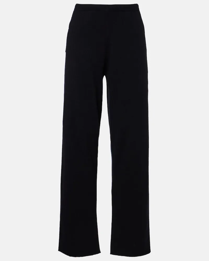 extreme cashmere Pantaloni N°320 Rush in misto cashmere Nero
