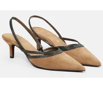 Pumps slingback City in suede