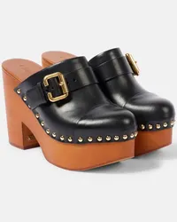 Chloé Chloé Mules Jeannette in pelle con borchie Nero