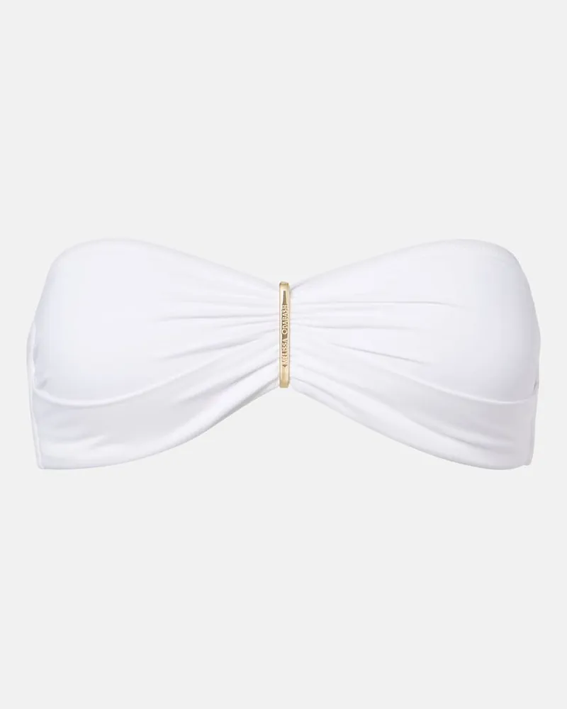 Melissa Odabash Top bikini Positano Bianco