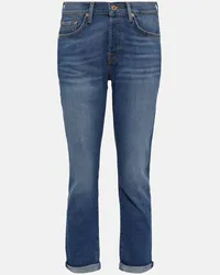 7 for all mankind Jeans slim Josefina a vita media Blu