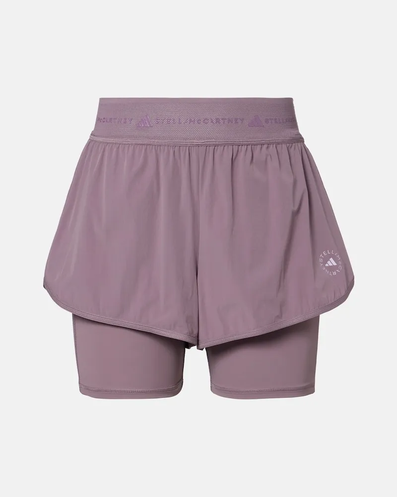 adidas Shorts con logo Viola