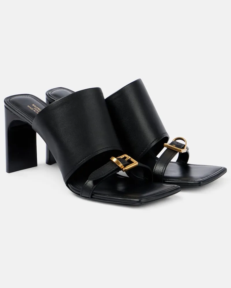 Balenciaga Sandali Bel Air 80 in pelle Nero