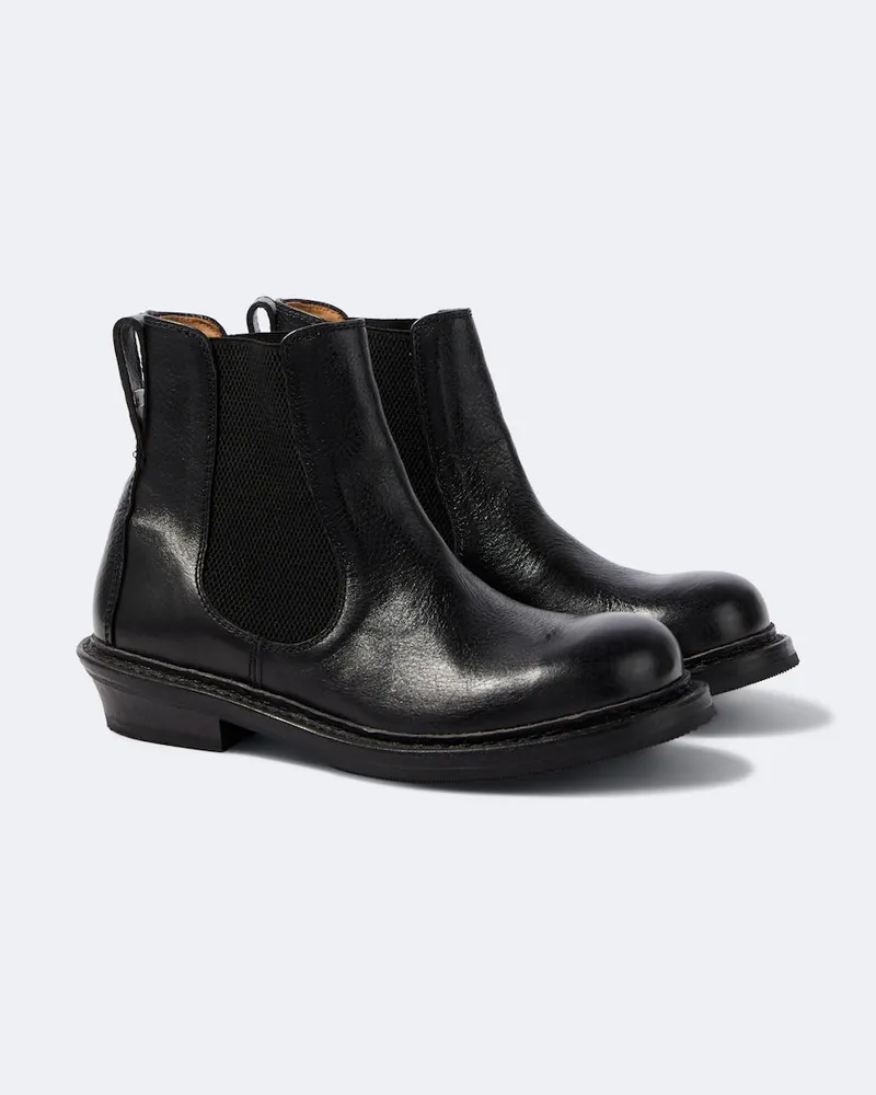 Our Legacy Stivaletti Chelsea Posh in pelle Nero