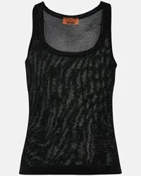 Missoni Tank top metallizzato Nero