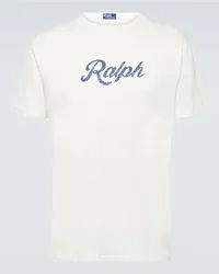 Ralph Lauren T-shirt in jersey di cotone con stampa Bianco