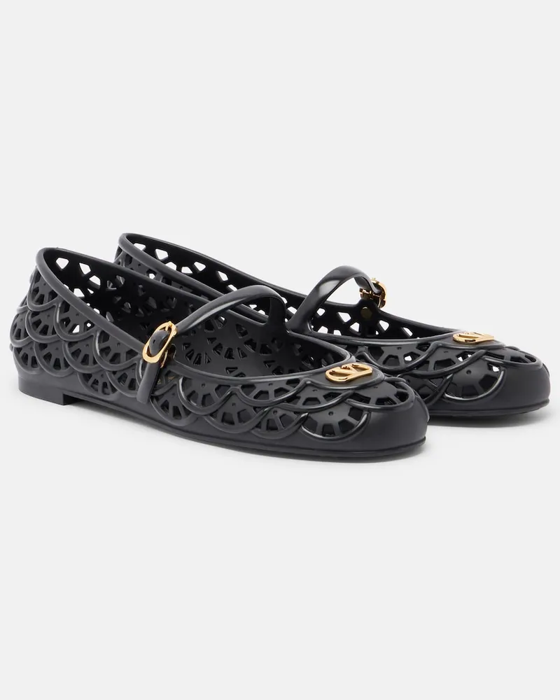 Valentino Garavani Ballerine Ondette Nero