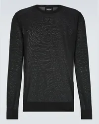 Giorgio Armani Pullover in lana vergine Nero