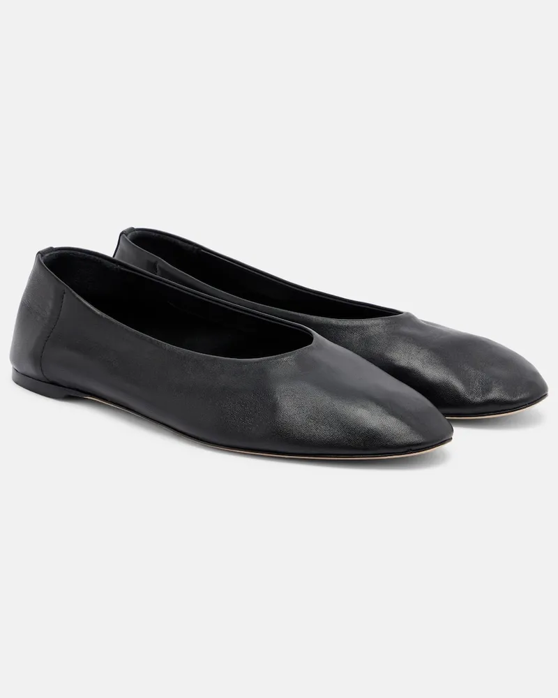 Totême Ballerine in pelle Nero