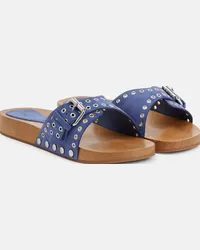 Isabel Marant Sandali Jaso decorati in pelle Blu