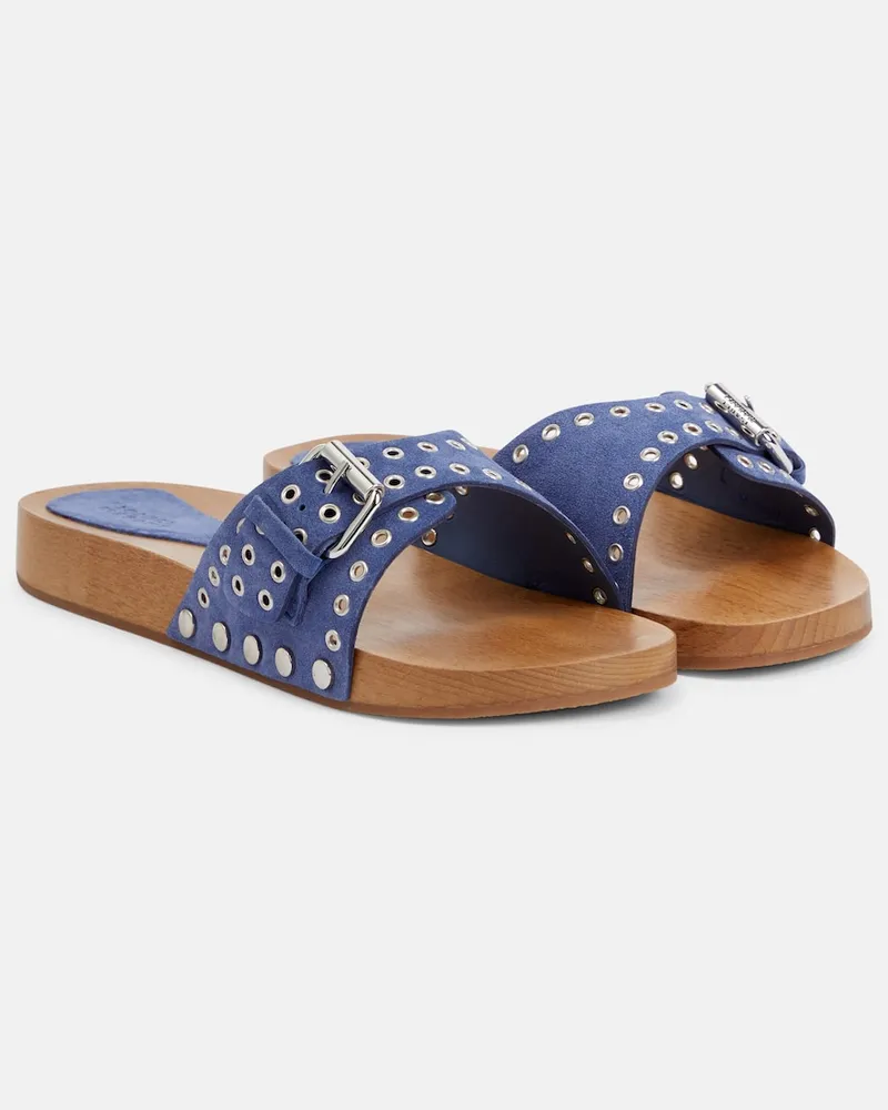 Isabel Marant Sandali Jaso decorati in pelle Blu
