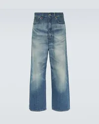 Junya Watanabe Jeans a gamba larga Blu