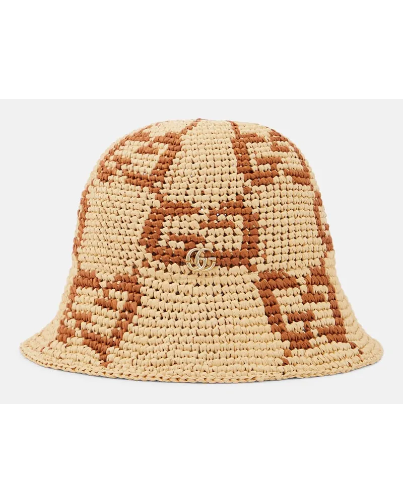 Gucci Cappello da pescatore GG Beige