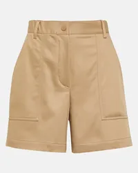 Moncler Shorts in misto cotone Beige