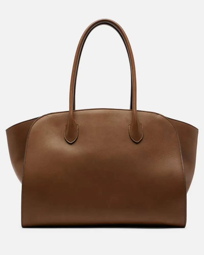 The Row Borsa Marlo 12 in pelle Marrone