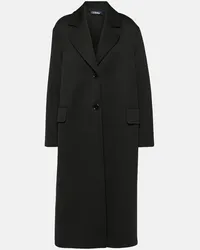 Max Mara Cappotto monopetto Radice in jersey Nero