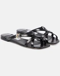 Jimmy Choo Sandali infradito Jess in pelle Nero