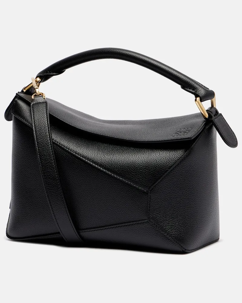 Loewe Borsa Puzzle Edge Small in pelle Nero